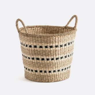 La Redoute Interieurs Ronde mand in zeegras, Azzu