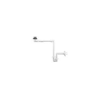 Lira Sifone Salvaspazio Per Lavabo + Piletta Bassa Misura: Bianco