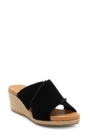 UGG Taia Wedge Heel Sandal in Black at Nordstrom Rack, Size 8.5
