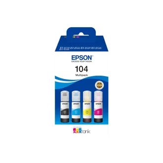 OEM Cartucho Epson Ecotank 104 Multipack Negro Cian Magenta Amarillo C13t00p640
