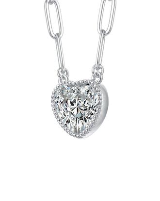 Rachel Glauber Diamond Cz Chain Necklace