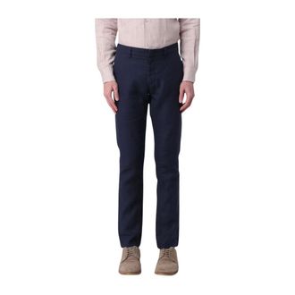 Colmar Linnen chino broek - Heren - Sport - Blauw - Maat: 2XL Linnen