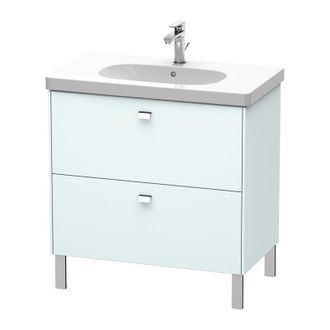 Duravit Duravit Brioso Mueble De Aseo De Pie 82,0 X 46,9 Cm, 2 Extra&iacute;bles, Para Lavabo D-c&oacute;digo 034285, Color (frente/cuerpo): Decoraci&oacute;n Azul Claro Mate, Man