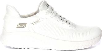 Skechers Sneakers, female, White, 5 UK, Sport Squad Mesh Trainers for Women