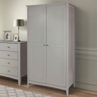 Core 10 Como 2 Door Wardrobe in Light Grey