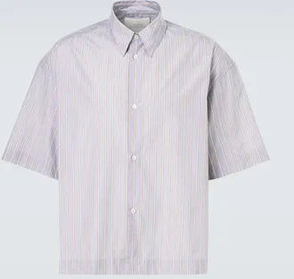 STUDIO NICHOLSON Sanko striped cotton shirt