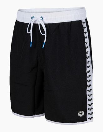 Arena Mens Unisex Bermuda Team Stripe - Black - Size: 32/33/32