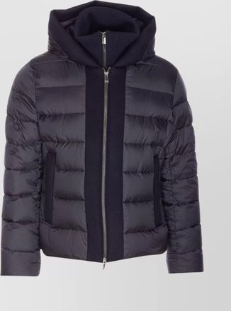 Tatras high neck padded quilted jacket with hood