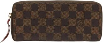 Louis Vuitton Pre-owned Canvas Portemonnee - unisex - Vintage Accessoires - Bruin - ONE Size - Vintage