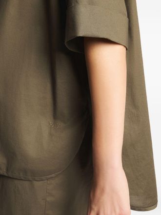 Fay Cotton Shirt - Olive