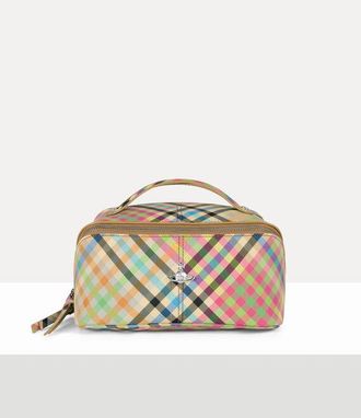 Vivienne Westwood Cosmetic Case Buccia Darancia Heather-plaid One Size Women