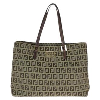 Fendi Pre-owned Tote Bags, female, Brown, Size: ONE SIZE Pre-owned Vintage Tote Bag