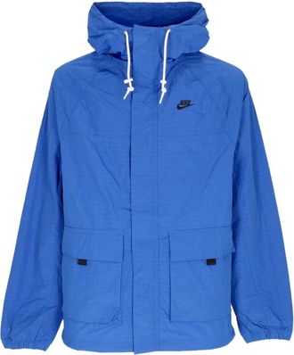 Nike Sportswear Club Bandon Jacket - Heren - Windbreakers - Blauw - M - Polyester - Fitness