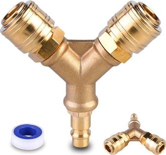 OEM Distribuidor De Aire Comprimido Bidireccional Con Conexiones De 1/4 De Pulgada Para Compresores