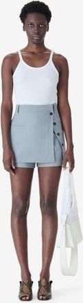 Iro Amira Skort in Steel at Nordstrom, Size 42 Eu