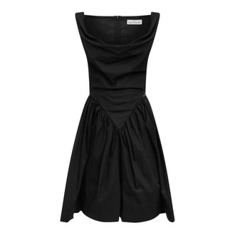 Vivienne Westwood Short Dresses, female, Black, Size: S Mini Sunday Dress