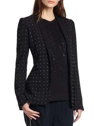 A.L.C. rhinestone embellished black James Blazer Size XS