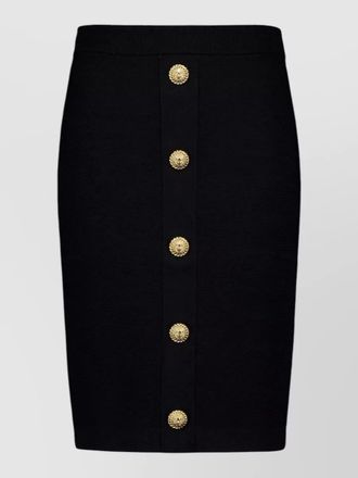 Balmain mini knit pencil skirt