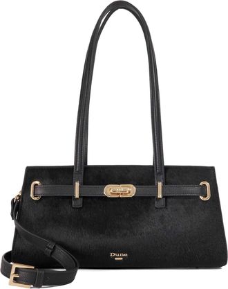 Dune London Womens Accessories Depend - Leather Shoulder Bag - Black - One Size