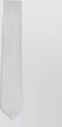 Giorgio Armani geometric silk tie