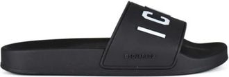 Dsquared2 Icon Slides - Dames - Sandalen - Zwart - 36 EU - Schoenen