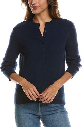 Fort&eacute; Cashmere Crewneck 100% Cashmere Henley