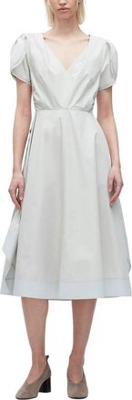 3.1 Phillip Lim Soft Tulip Sleeve V-Neck Dress