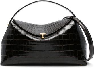 Toteme T-lock Leather Handbag