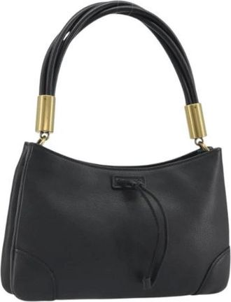 Gucci Pre-owned Vintage Schoudertas - Dames - Vintage Schoudertas - Zwart - ONE Size - Leer - Vintage
