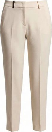 PESERICO Broeken, Dames, Bruin, 2Xl, Straight Broeken