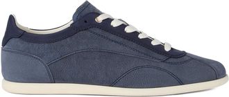 Brunello Cucinelli Getextureerde su&egrave;de sneakers - Blauw