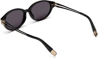 Furla Womens Sunglasses Glossy Black Combined Eyewear