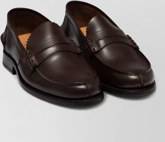 Saxone of Scotland leather arran loafers