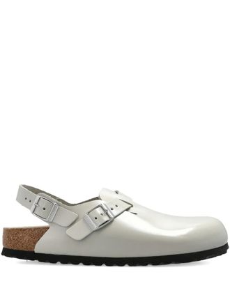 Birkenstock Tokio buckle leather sandals - women - Calf Leather/Calf Suede/Polyethylene vinyl acetate (PEVA) - 38 Narrow - Neutrals