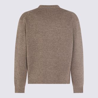 Maison Kitsun&eacute; Mens Sweaters Dark Grey Melange _wo Pa Wm