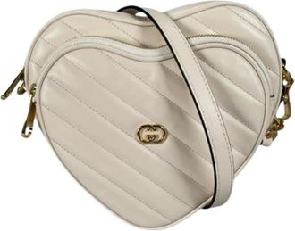 Gucci Pre-owned Cross Body Bags, female, White, Size: ONE SIZE Pre-owned 751628 Shoulder Bag