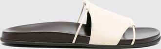 The Row Sandalo slide in pelle liscia con punta aperta e tacco basso