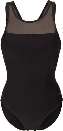 Arena Mesh Swimsuit Cross Back Badeanzug f&uuml;r Damen | schwarz