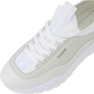 Bally Bikki 6234205 Mens White Lamb Plain Leather Sneakers US 12