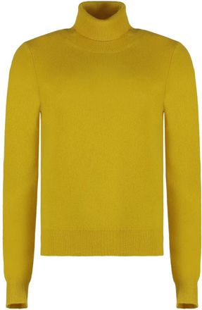 Malo Luxe Cashmere Turtleneck Sweater - Dames - Cashmere truien - Geel - 2XS - Kasjmier - Truien & Vesten