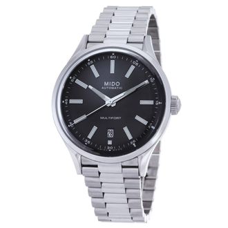 Mido Multifort Patrimony Powerwind Automatic Anthracite Dial Mens Watch M0404071106100