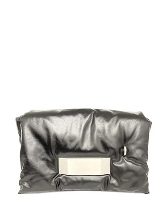 Rick Owens pillow-effect leather shoulder bag - Black