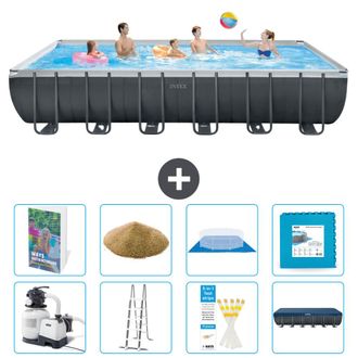 Intex Piscina Ultra Xtr Rectangular - 732x366x132 Cm - 9-piezas S557
