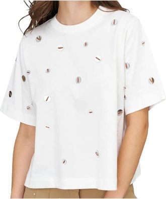 Alysi Donna, Top, Bianco, XS, new