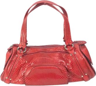 Celine Pre-owned Canvas celine-bags - Dames - Vintage Handtas - Rood - ONE Size - Vintage