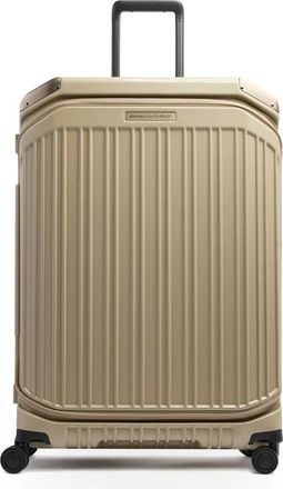 Piquadro Grote Uitzetbare Koffer met Dubbele Toegang - unisex - Grote koffers - Beige - ONE Size - Polyester - Koffers