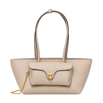 Coccinelle Double Beat Tote - - Bags - Donna - Beige - ONE SIZE