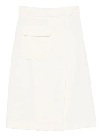 P.A.R.O.S.H. Rok met ceintuur - Beige