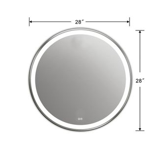 Chloe Lighting SPECULO Embedded LED Mirror 6000K Daylight White 28 Wide
