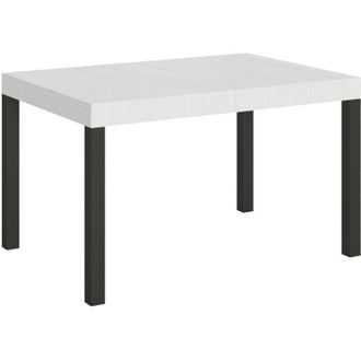 Itamoby Itamoby - Tavolo allungabile 120/380x90 cm Everyday bianco frassino gambe antracite